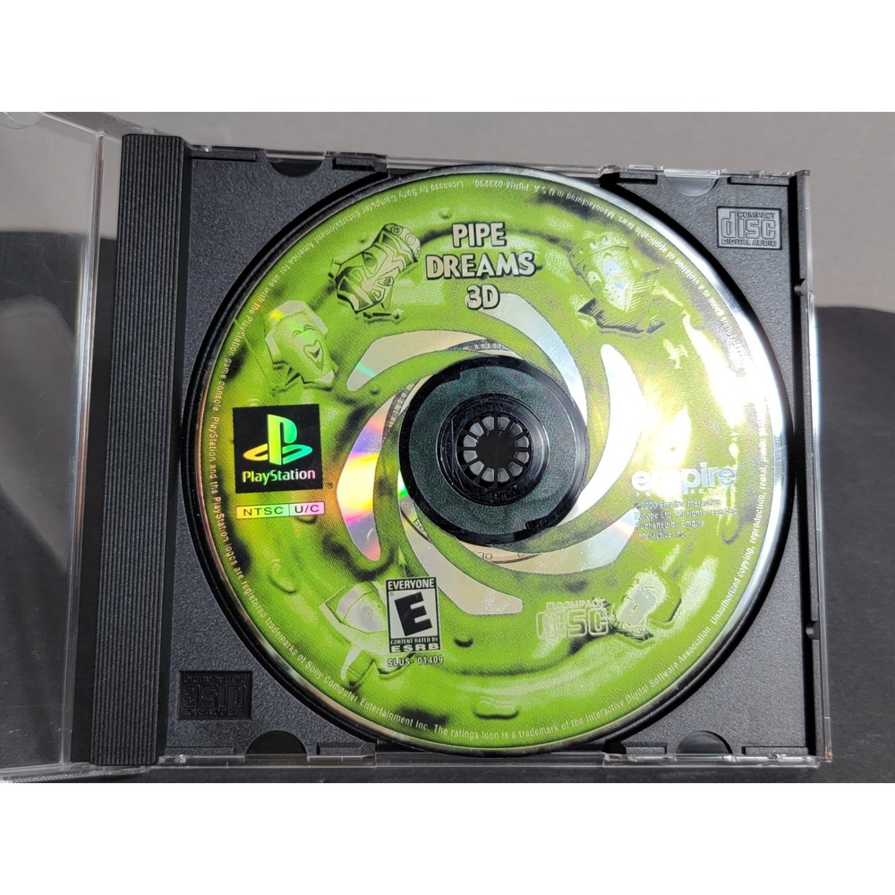 Pipe Dreams 3D Sony PlayStation 1 PS1 Game Disc Only Tested SLUS-01409
